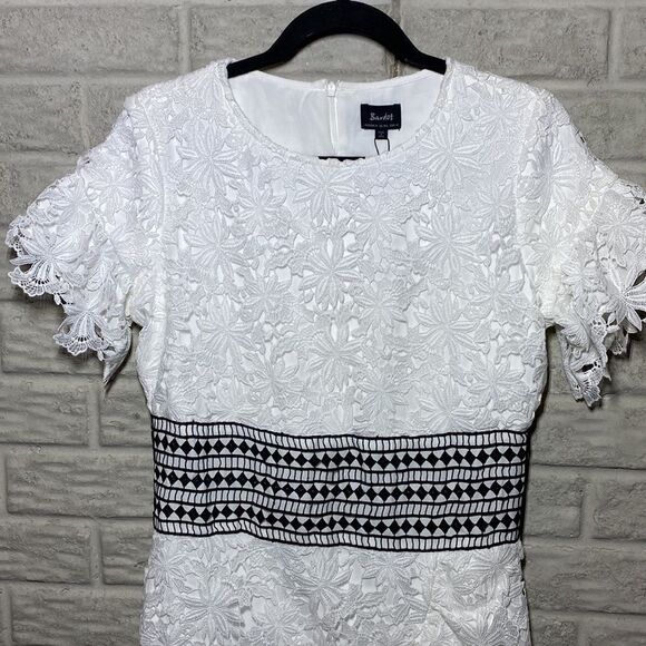 NWT MSRP $149 Bardot Reese Lace A-Line Dress Large - Picture 5 of 11